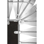 Merlin Silver Leaf Frame Wall Mirror - Bargainia.com - 5018705387666