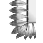Merlin Silver Leaf Frame Wall Mirror - Bargainia.com - 5018705387666