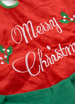 Merry Christmas 80cm Tree Skirt Green & Red - Bargainia.com - 