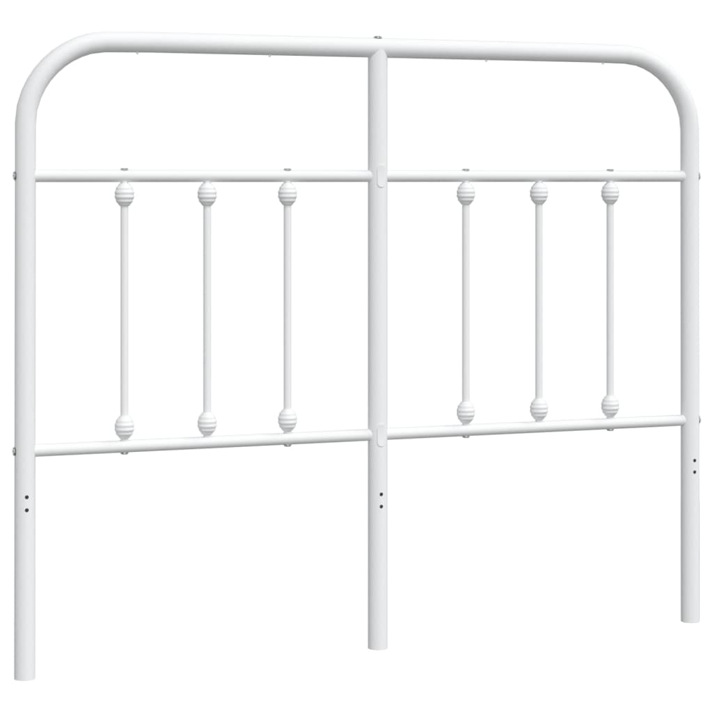 Metal Headboard White 120 cm - Bargainia.com - 