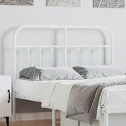 Metal Headboard White 120 cm - Bargainia.com - 