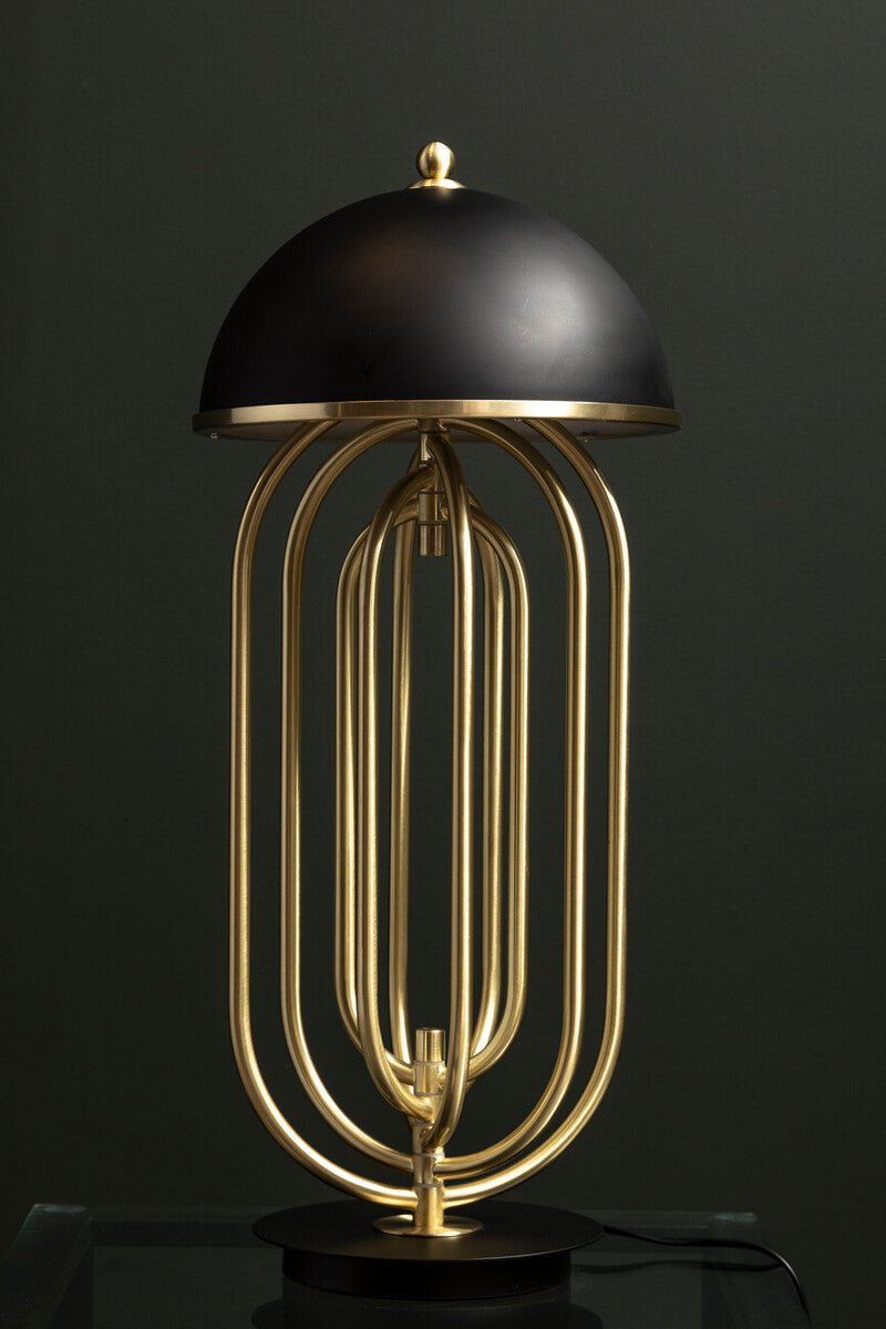 Metropolis Table Lamp With Black Shade - Bargainia.com - 5018705481975