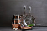 Minerva Copper Finish 24cm Frying Pan - Bargainia.com - 5018705369334