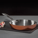 Minerva Copper Finish 24cm Frying Pan - Bargainia.com - 5018705369334