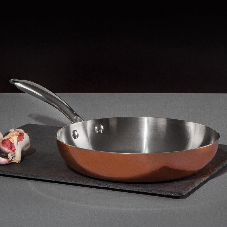 Minerva Copper Finish 24cm Frying Pan - Bargainia.com - 5018705369334