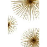 Mirano Set Of 3 Gold Finish Starburst Wall Decor - Bargainia.com - 5018705493718