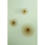 Mirano Set Of 3 Gold Finish Starburst Wall Decor - Bargainia.com - 5018705493718
