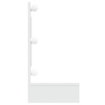 Mirror Cabinet with LED White 90x31.5x62 cm - Bargainia.com - 