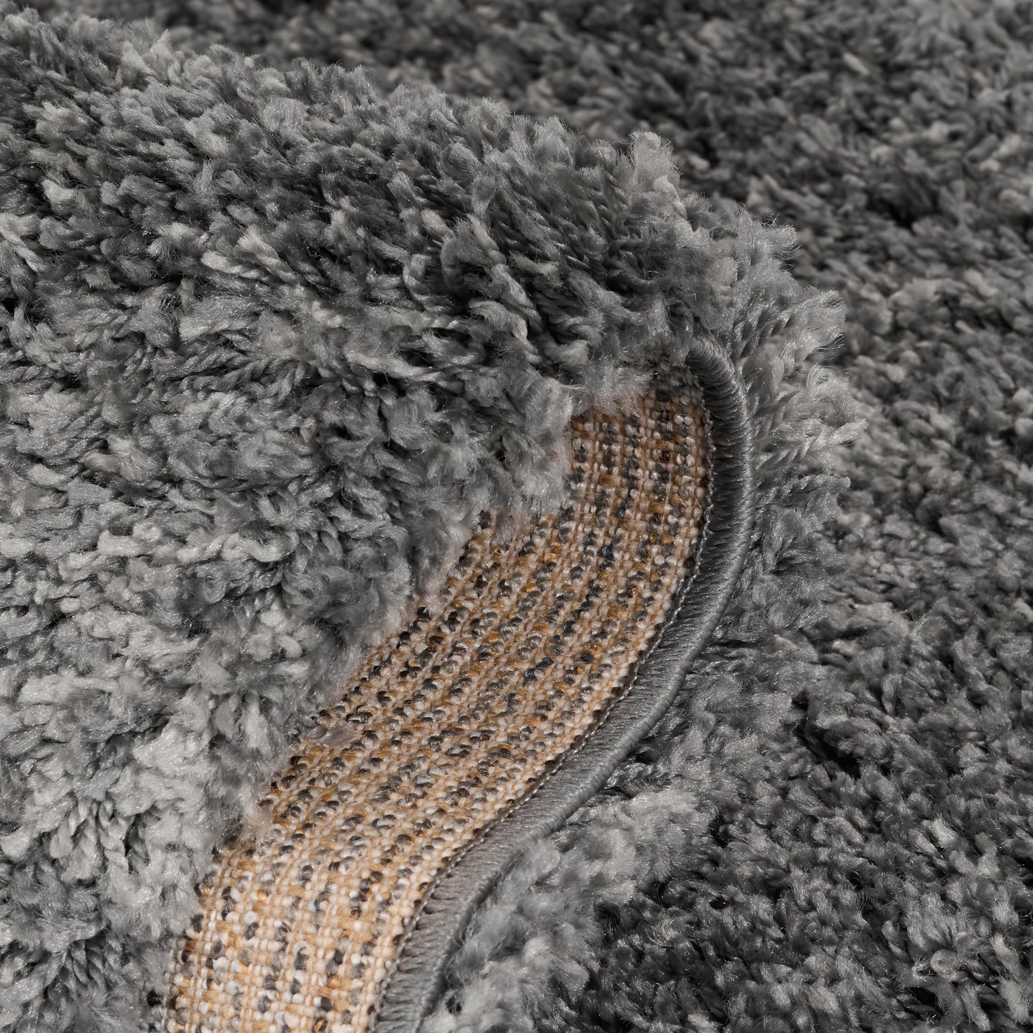 Mixed Grey Thick Shaggy Rug - California Rug Masters