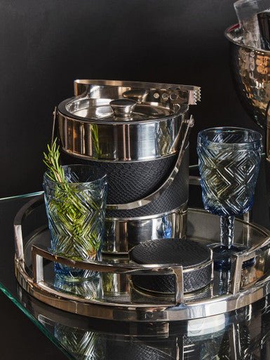 Mixology Set Of Four Black Coasters - Bargainia.com - 5018705996714