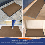 Mocha Candy Non - Slip Heavy Duty Barrier Door Mat - Assorted Sizes - Bargainia.com - 
