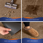 Mocha Candy Non - Slip Heavy Duty Barrier Door Mat - Assorted Sizes - Bargainia.com - 