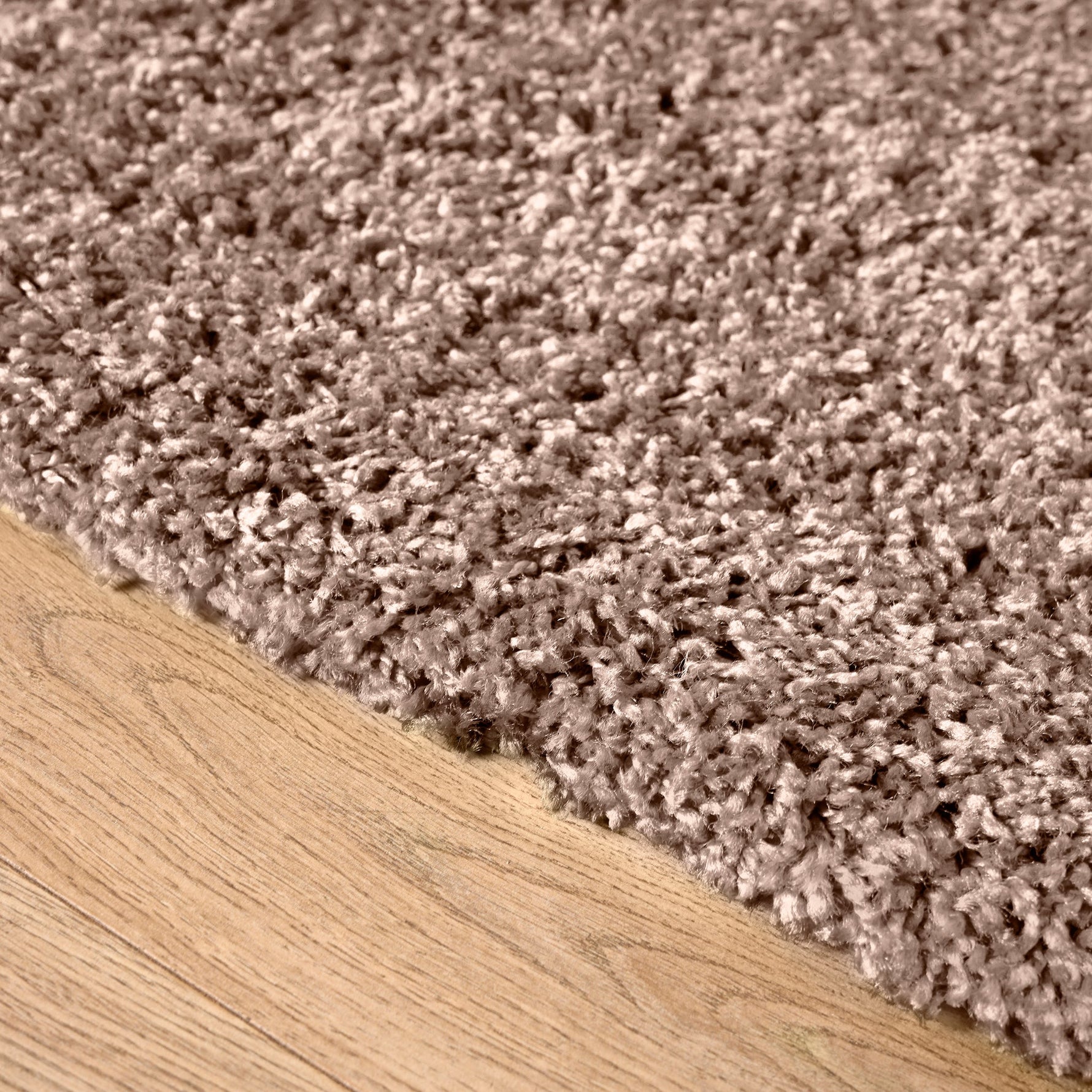 Mocha Thick Shaggy Rug - California - Bargainia.com - 
