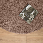 Mocha Thick Shaggy Rug - California - Bargainia.com - 