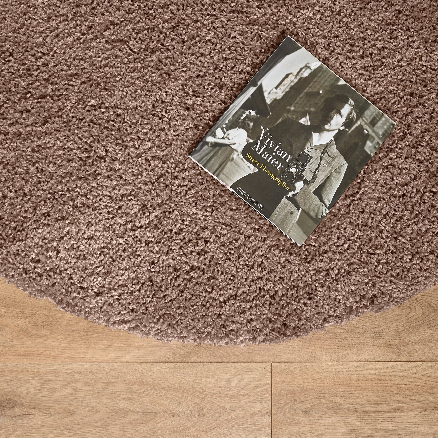 Mocha Thick Shaggy Rug - California - Bargainia.com - 