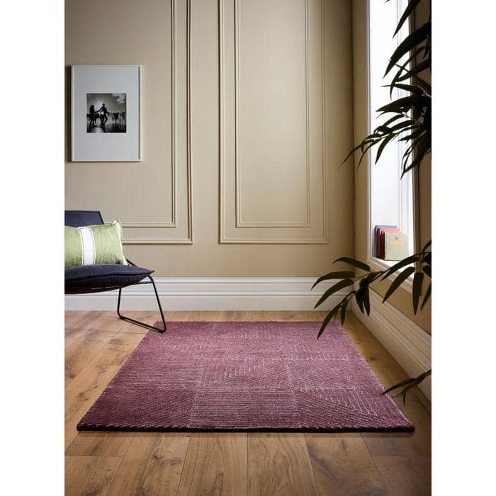 Modern Wool Rug Geometric Design - Bargainia.com - 5026134638969 - GEOMET_BERRYX_080X150