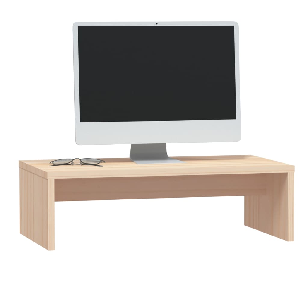 Monitor Stand 50x27x15 cm Solid Wood Pine - Bargainia.com - 8720286905623 - 813924