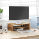 Monitor Stand Artisan Oak 42x24x13 cm Engineered Wood - Bargainia.com - 
