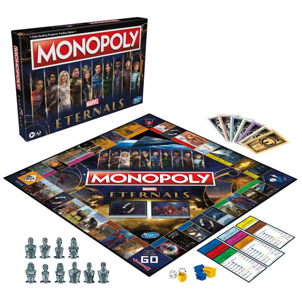 Monopoly Board Game - Marvel Studios' Eternals Edition Clearance