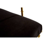 Monroe Gold and Black Velvet Accent Chair - Bargainia.com - 5018705419022