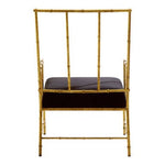 Monroe Gold and Black Velvet Accent Chair - Bargainia.com - 5018705419022