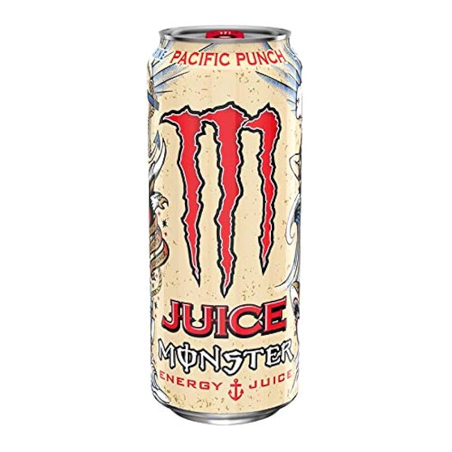 Monster Energy Drink - Pacific Punch 12 x 500ml Drinks Partner