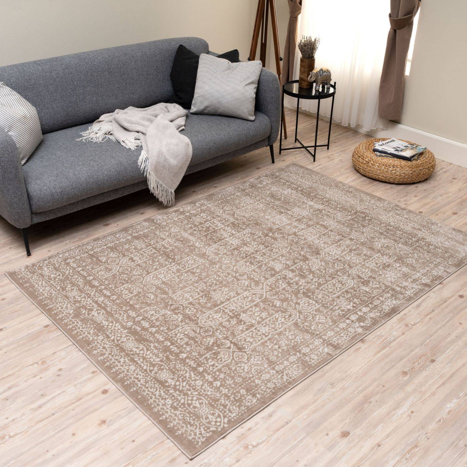 Montana Beige Rug | 3716B - Bargainia.com - 5056584568134 - MT_3716_beige_80x150