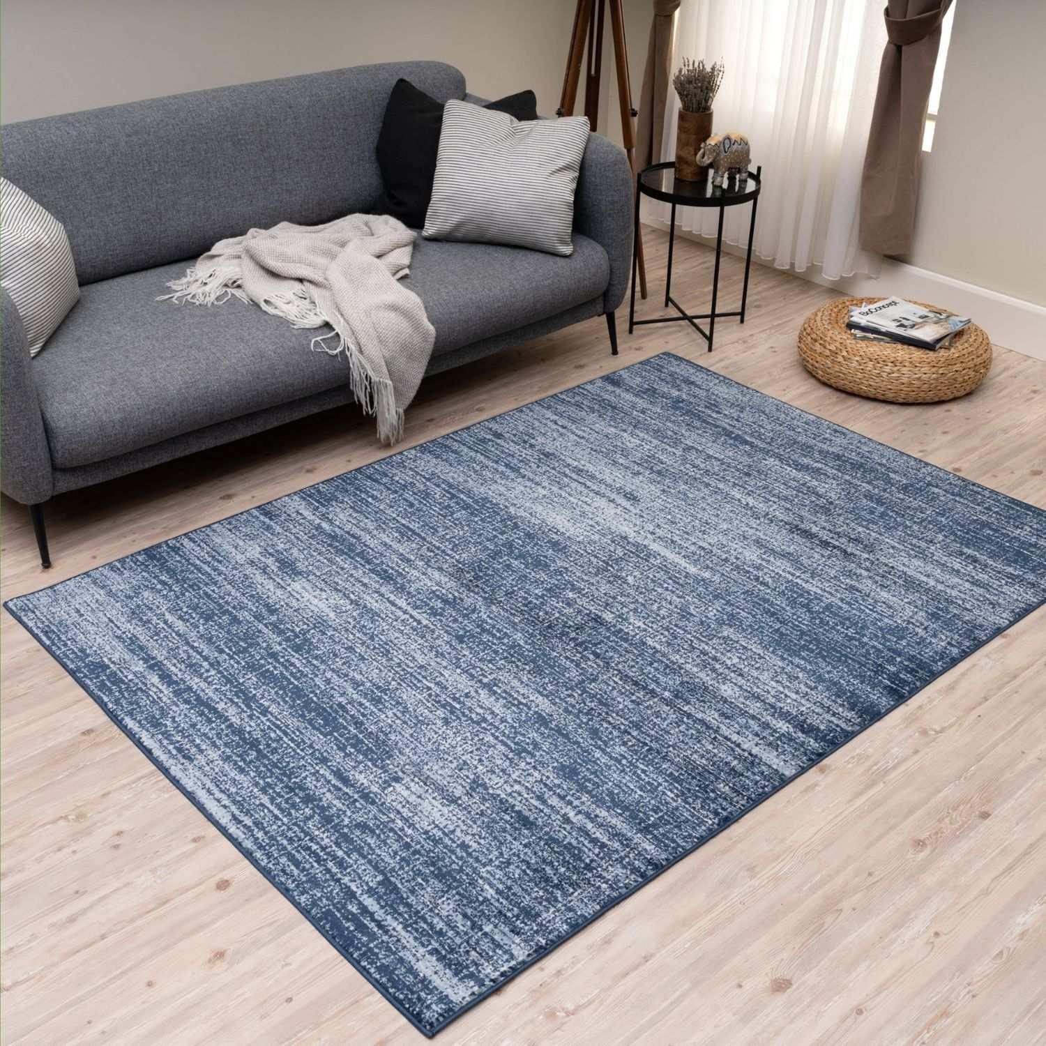 Montana Blue Rug | 3800Bl - Bargainia.com - 5056584568189 - MT_3800_blue_80x150