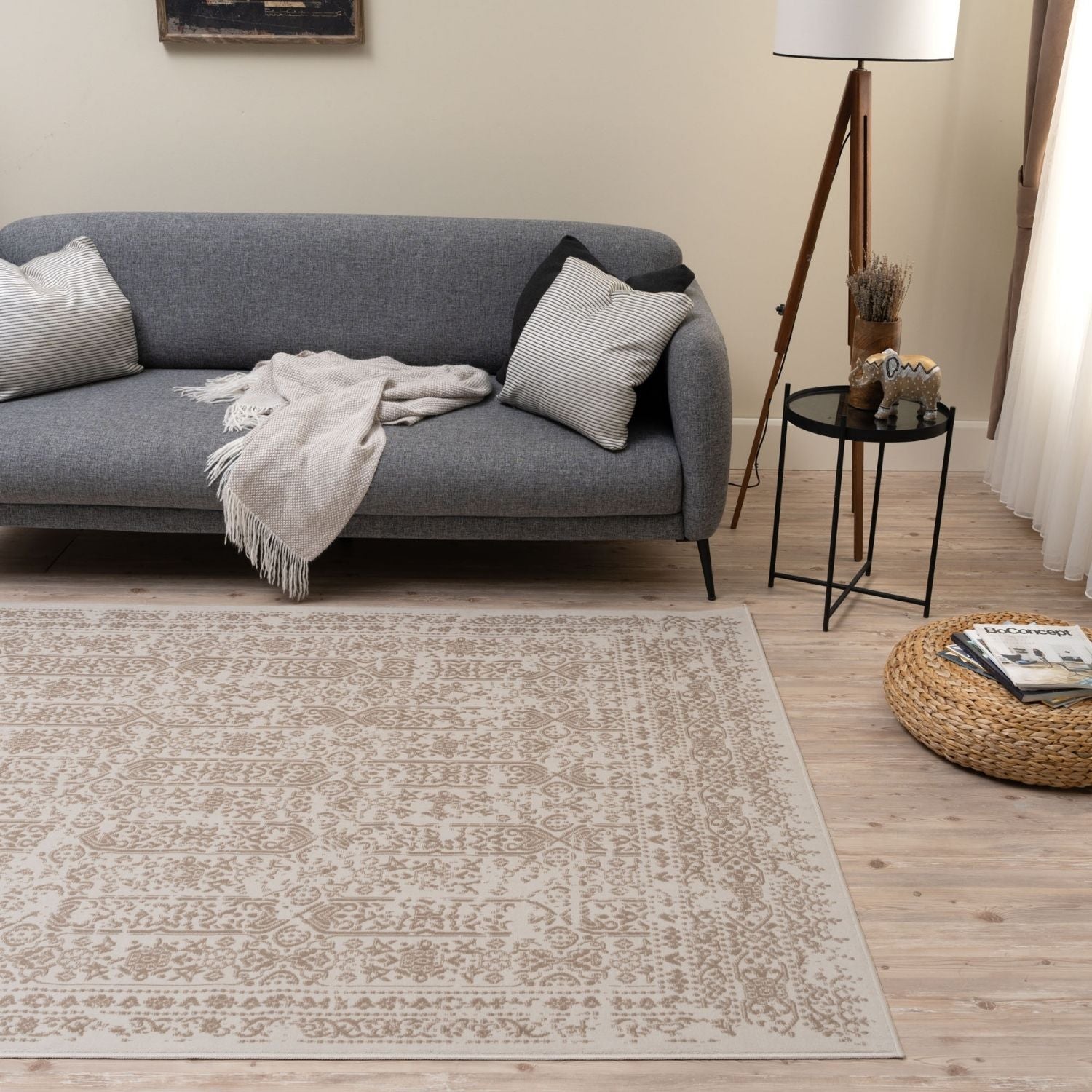 Montana Cream and Beige Rug | 3716CB - Bargainia.com - 5056584571974 - MT_3716_cream_80x150