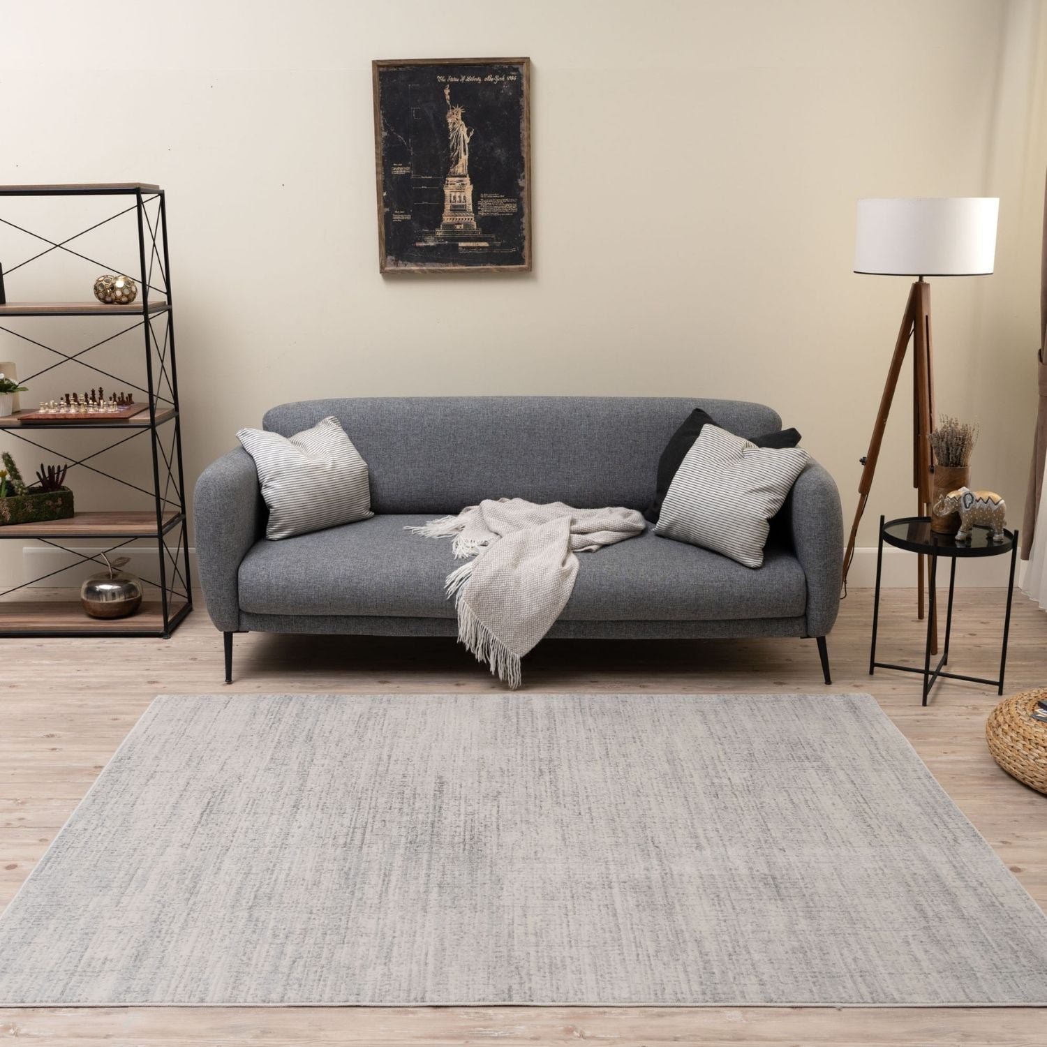 Montana Cream & Grey Rug | 3800 - Bargainia.com - 5060682977293 - 2192
