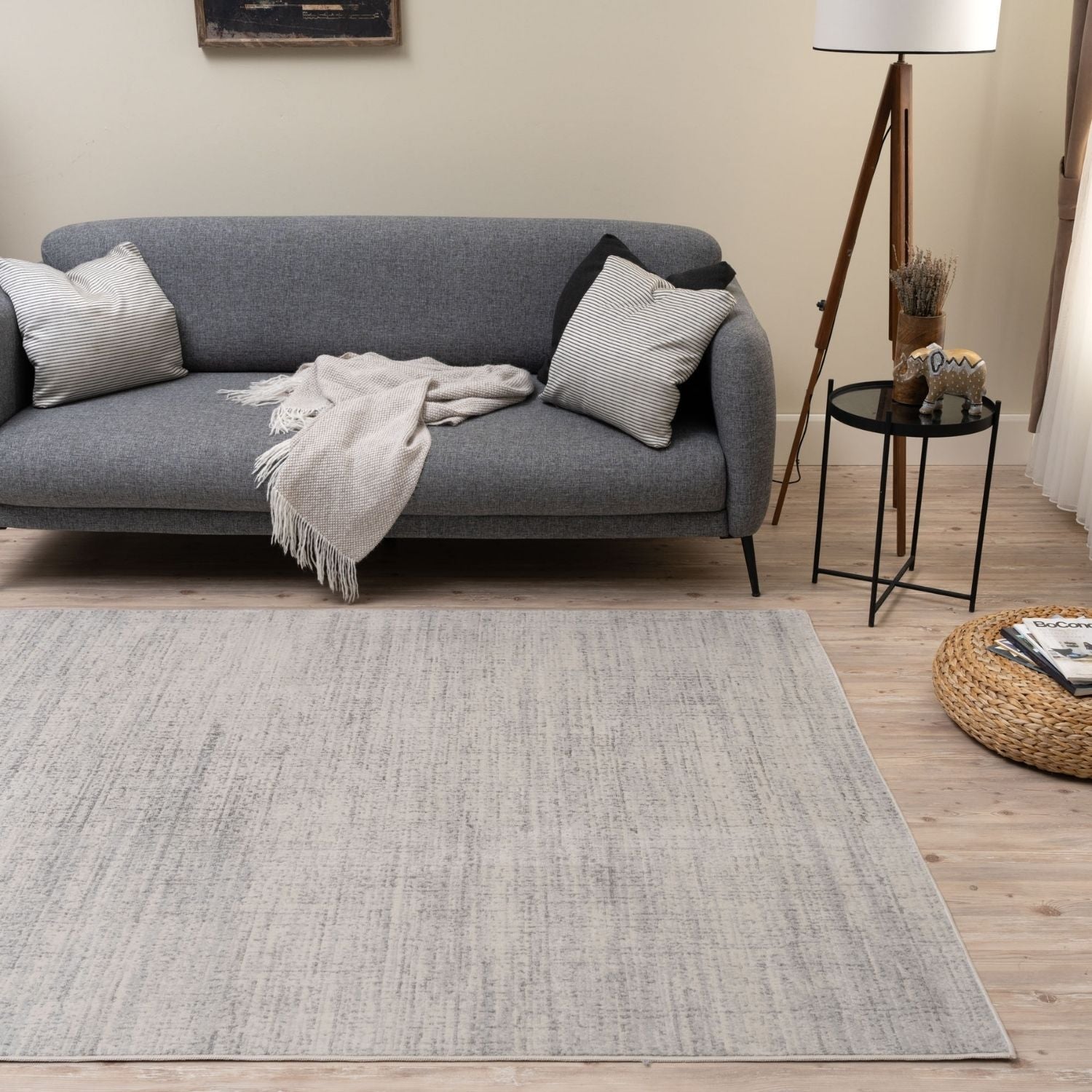 Montana Cream & Grey Rug | 3800 - Bargainia.com - 5060682977293 - 2192