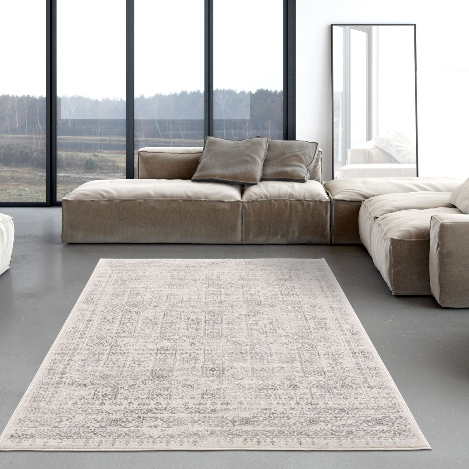 Montana Cream Rug | 3716C - Bargainia.com - 5060682973790 - 49018-pr