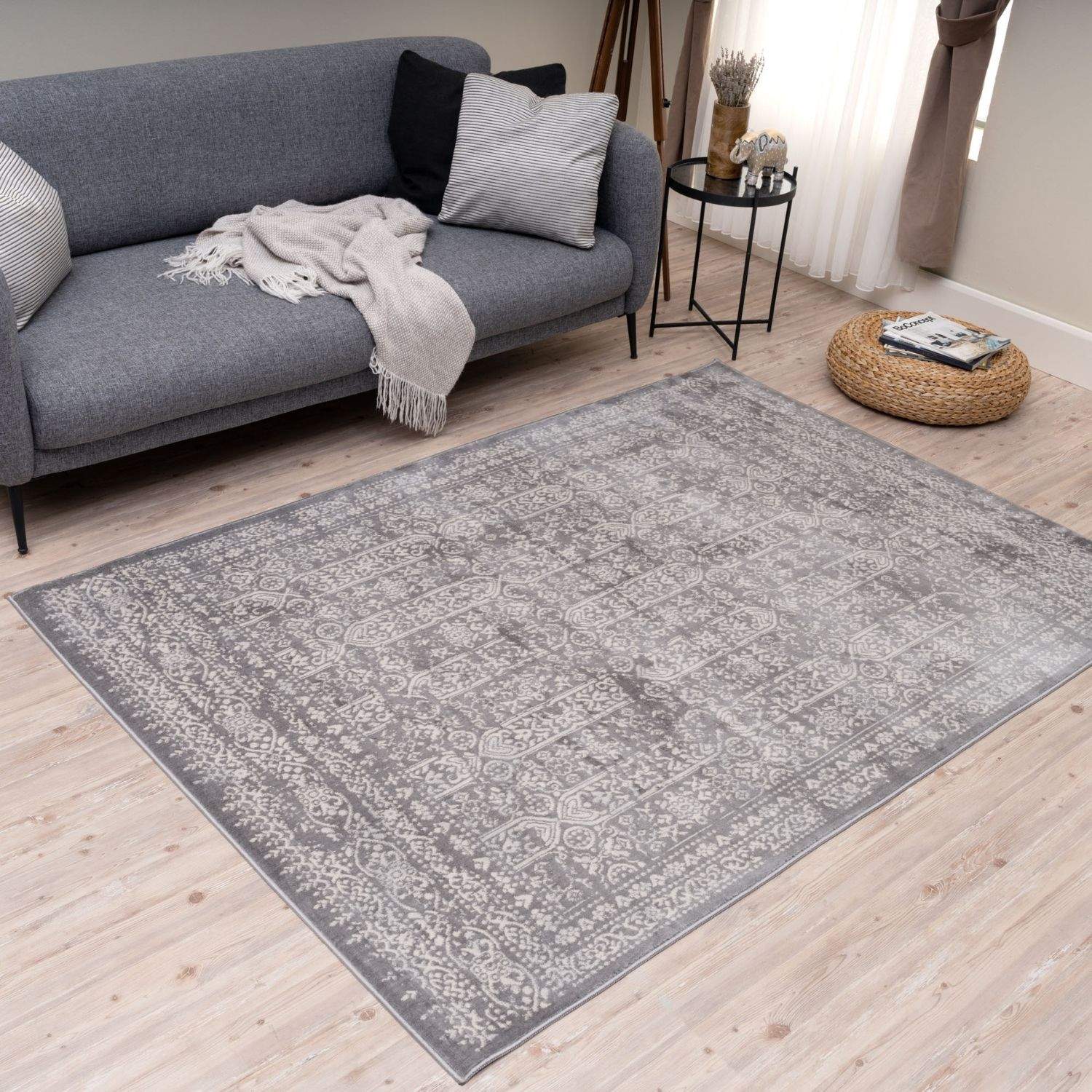 Montana Grey Rug | 3716G - Bargainia.com - 5056584568141 - MT_3716_grey_80x150