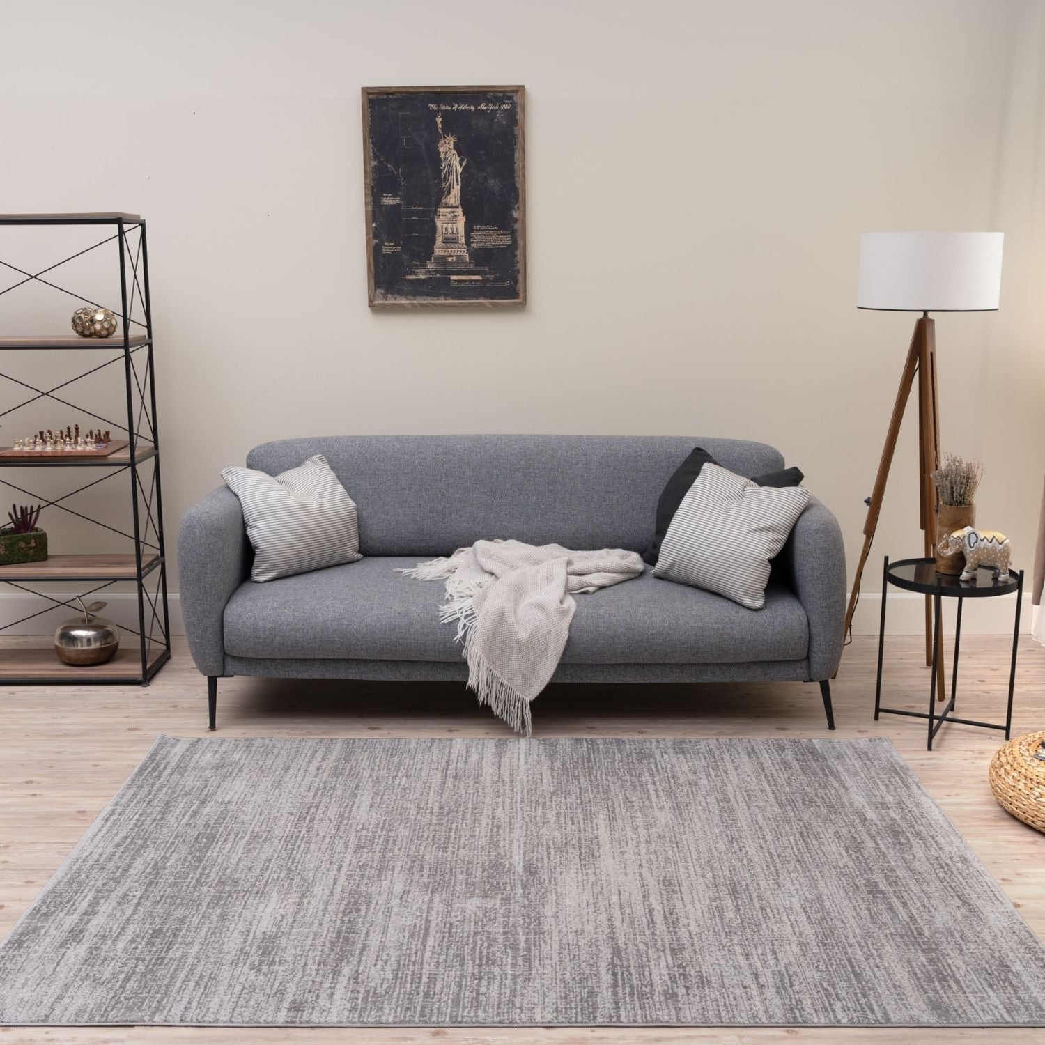 Montana Grey Rug | 3800G - Bargainia.com - 5056584568165 - MT_3800_grey_80x150