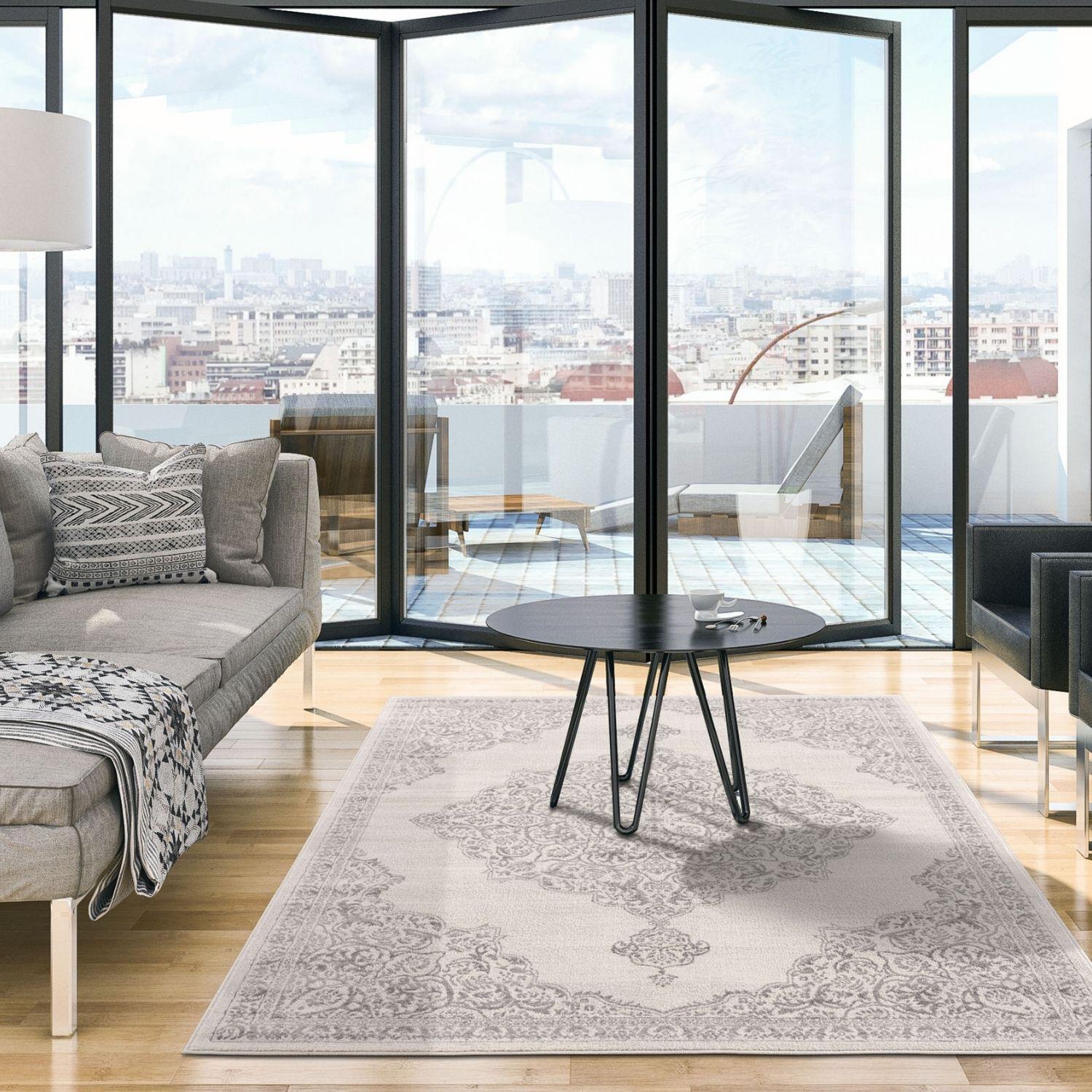 Montana Modern Grey Rugs | 3724G - Bargainia.com - 
