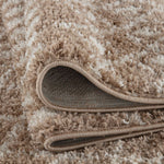 Moroccan Beige Shaggy Rug | 1020 - Bargainia.com - 