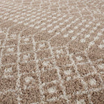 Moroccan Beige Shaggy Rug | 1020 - Bargainia.com - 