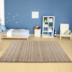 Moroccan Beige Shaggy Rug | 1020 - Bargainia.com - 