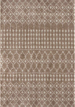 Moroccan Beige Shaggy Rug | 1020 - Bargainia.com - 