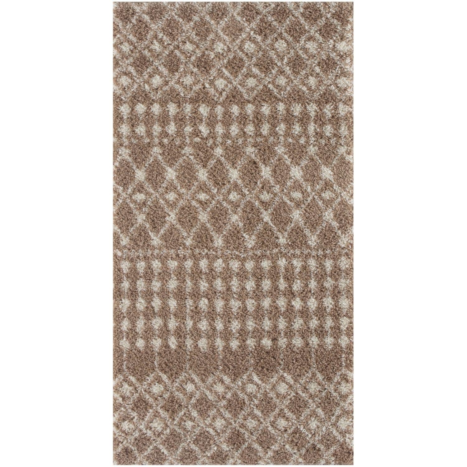 Moroccan Beige Shaggy Rug | 1020 - Bargainia.com - 5056584541564 - 3594