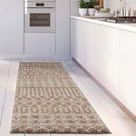 Moroccan Beige Shaggy Rug | 1020 - Bargainia.com - 