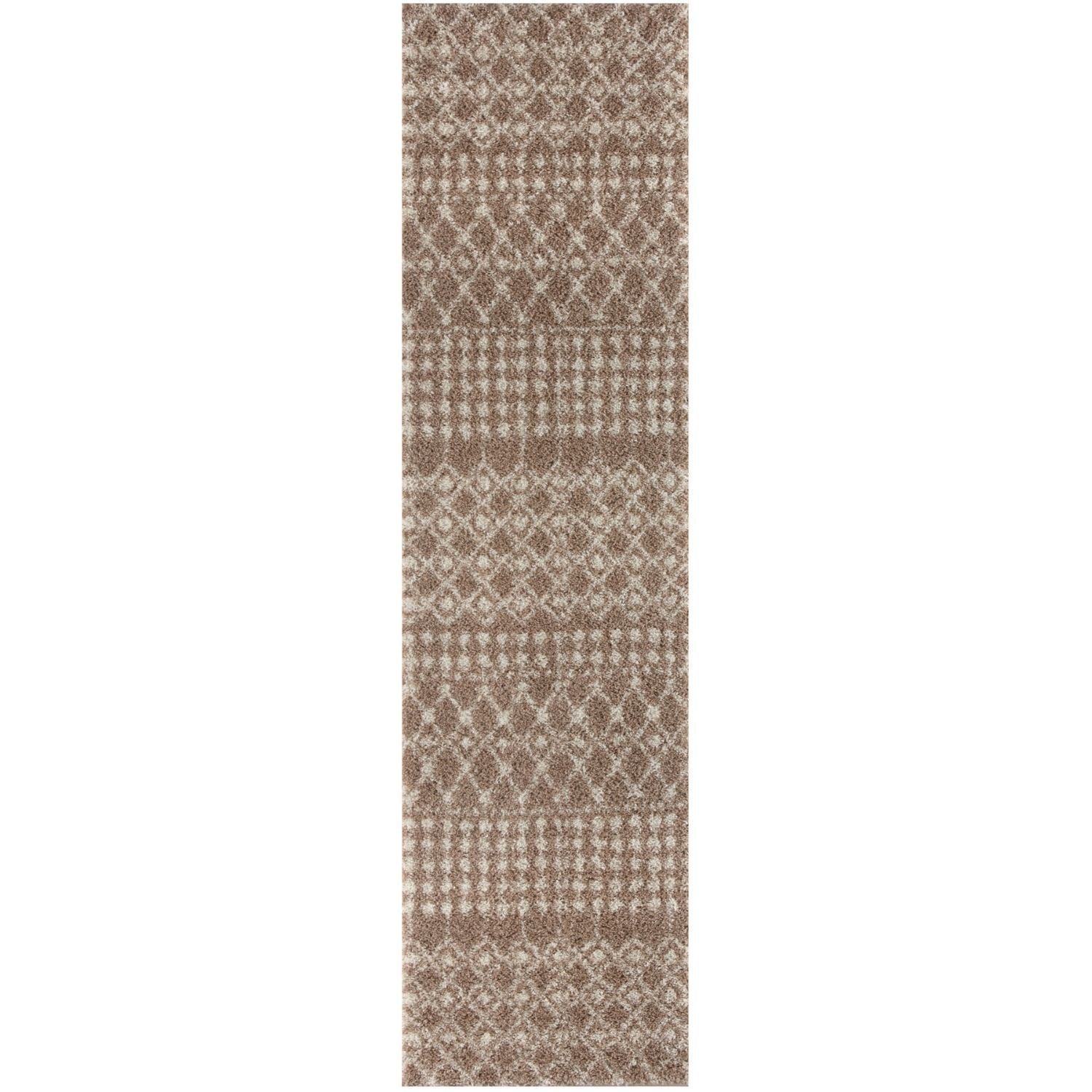 Moroccan Beige Shaggy Rug | 1020 - Bargainia.com - 5056584541625 - 3595