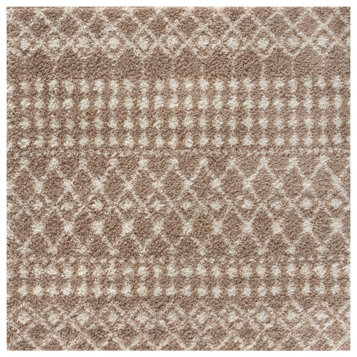 Moroccan Beige Shaggy Rug | 1020 - Bargainia.com - 