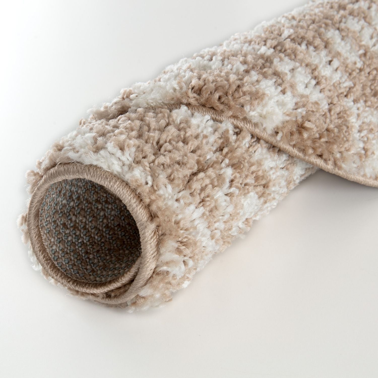 Moroccan Beige Shaggy Rug | 1020 - Bargainia.com - 