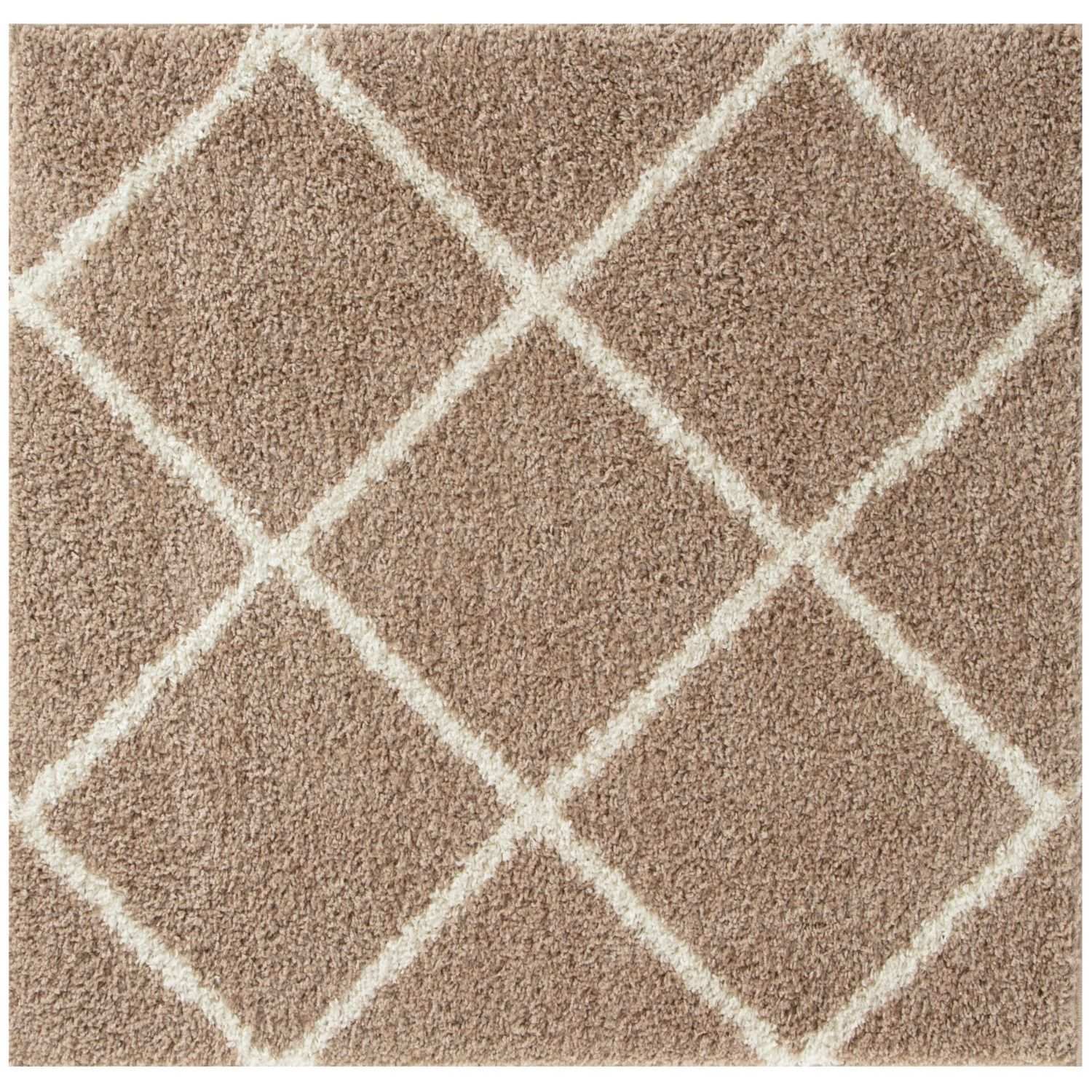 Moroccan Beige Shaggy Rug | 520 - Bargainia.com - 5056584503197 - 3183