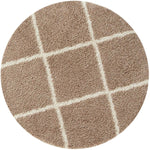 Moroccan Beige Shaggy Rug | 520 - Bargainia.com - 