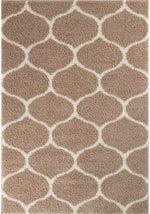 Moroccan Beige Shaggy Rug | 620 - Bargainia.com - 