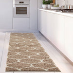 Moroccan Beige Shaggy Rug | 620 - Bargainia.com - 