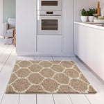 Moroccan Beige Shaggy Rug | 620 - Bargainia.com - 