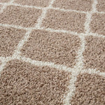 Moroccan Beige Shaggy Rug | 720 - Bargainia.com - 